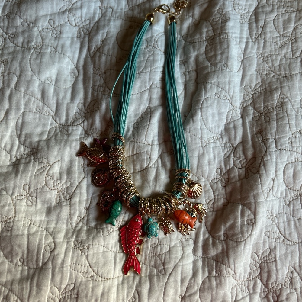 Charming Sea Life Pendant Necklace